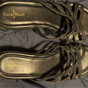 Cole Haan Women's Nike Air Black Strappy Sandals